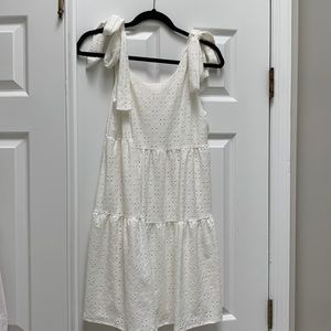 Pink Lily Lifetime of Joy Dress in white